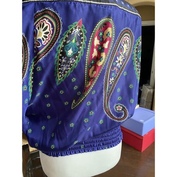 Vtg Y2k One Shoulder Angel Sleeve Top Rampage Women L Satin Fairy Whimsigoth - Picture 15 of 15